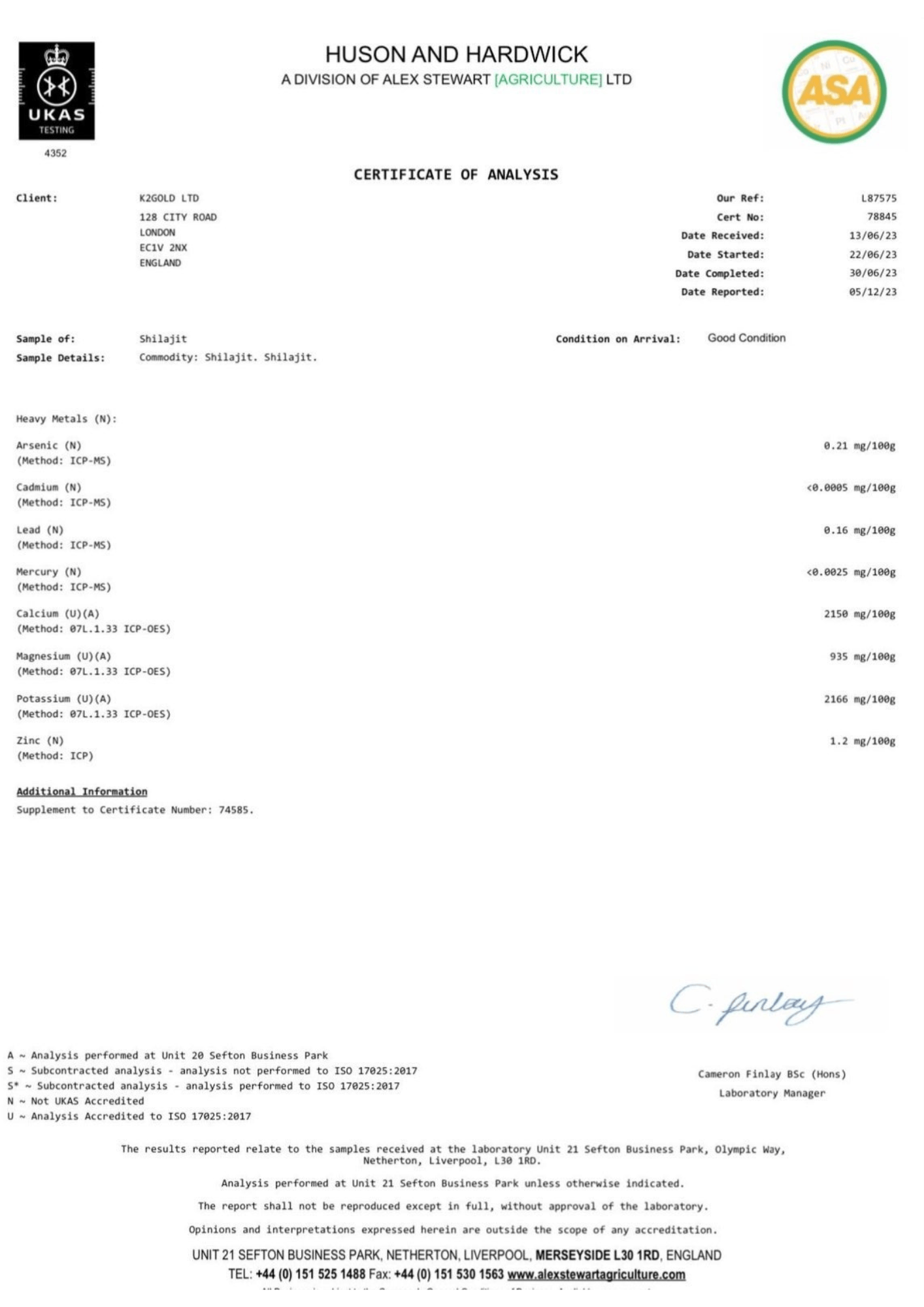 الشيلاجيت العضوي - مستخلص