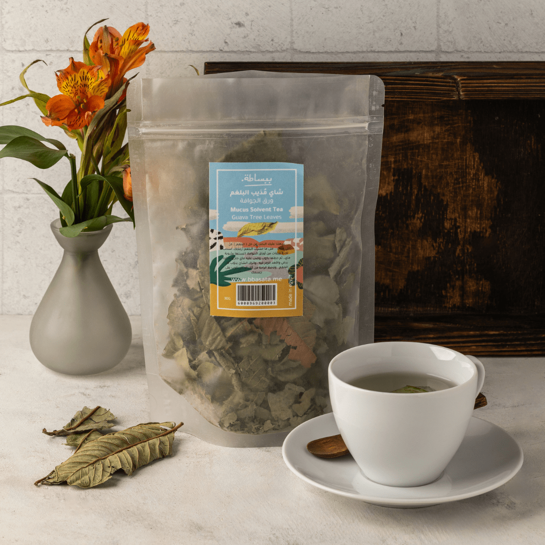 شاي اوراق الجوافة - شاي مذيب البلغم